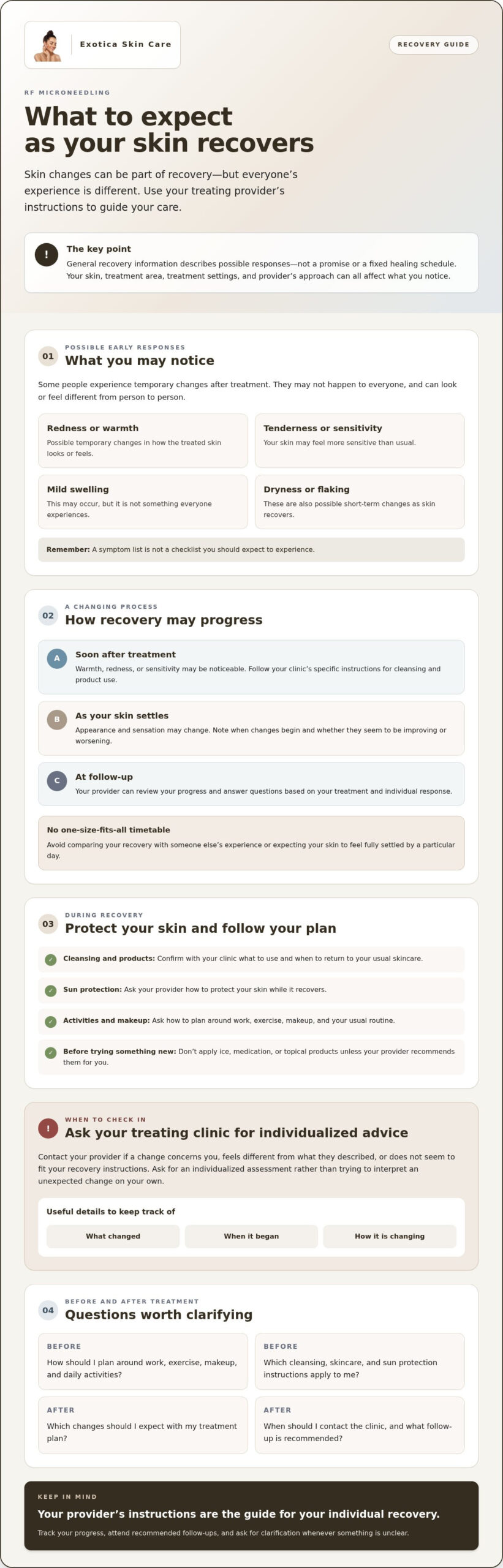What to Expect After RF Microneedling: Recovery, Aftercare, and Results