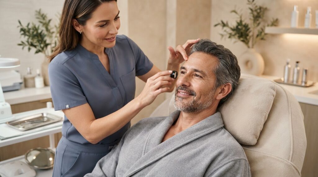 Men's Facial for Wrinkles in Summerlin: Options and Approach