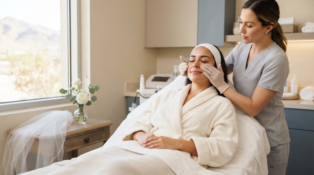 Pre-wedding skin treatments in Henderson for brides